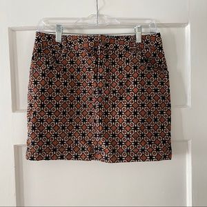 Fun Fall Patterned Skirt